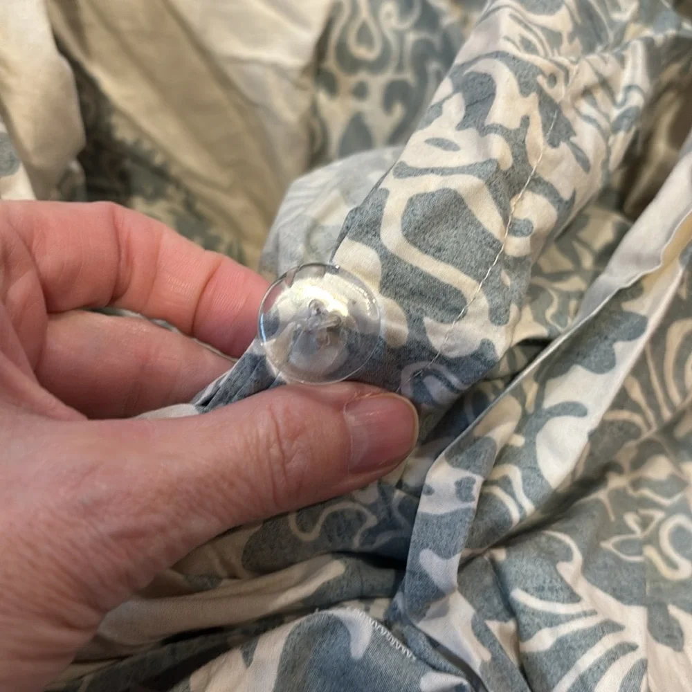 POTTERY BARN *King* Lucianna Medallion Prtinted Duvet Cover 100% Organic